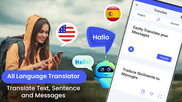 Speak and Translate Language android App screenshot 1